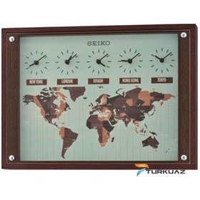 Resim Seiko Qxa649B Duvar Saati Çok Renkli 