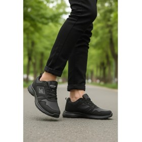 Resim Siyah Esnek Hafif Erkek Spor Ayakkabı Xstep 020-CILT M 