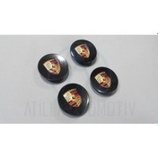 Resim 4 X Porsche Boxster 981-986-987 Çelik Jant Göbek Seti 77Mm Siyah 468367207 