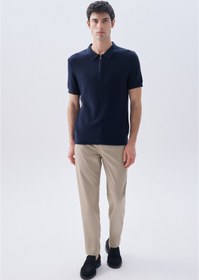 Resim Mudo Erkek Bej Straight Fit Pantolon 