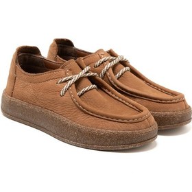 Resim Oxford Klasik Kadın Mar-25y-235-401 John May Taba Nubuk Taba 