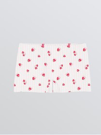 Resim LC Waikiki Pembe Çilek Baskılı Kız Çocuk Boxer 3'lü 