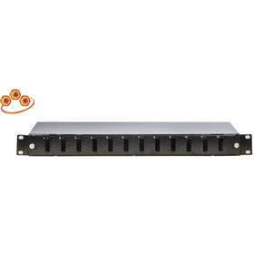 Resim Kastap 1U 12 Port19'' Fiberoptik Patch Panel (Kasetli) 