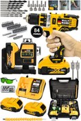 Resim WaltMann Germany Çift Akülü 12 Köşe 360° Otomatik Hizalamalı Lazer Metre - Matkap - Sarı 