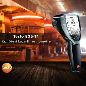 Resim Testo 835-T1 Kızılötesi Lazerli Termometre 600°C 