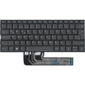 Resim Lenovo Uyumlu Yoga C640-13IML LTE, 81XL Klavye Tuş Takımı ışıklı Gri TR 