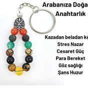 Resim İKİZLER DOĞAL TAŞ Doğaltaş Nazar Anahtarlık 