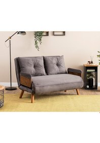 Resim Pafu Cosmo İkili Katlanır Yataklı Koltuk - Soho Gri Gri 