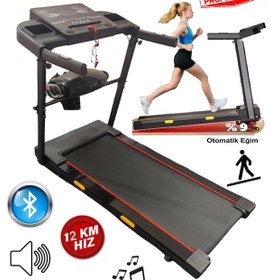 Resim Kb-700 Titreşimli Dijital Ekranlı Koşu Bandı Bluetootlu Eğimli... 