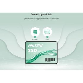 Resim HIKSEMI HS-SSD-WAVE(S) 2048G, 550-510Mb/s, 2.5", SATA3, 3D NAND, SSD 