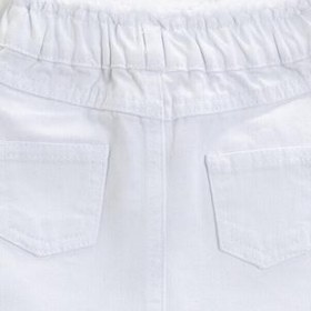 Resim Kız Bebek Denim Mini Etek Beli Lastikli 