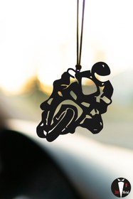 Resim Oyunzu Araba Süsü Metal Motor Dikiz Aynası Süsü Hediyelik 