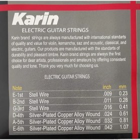 Resim K506 - Elektro Gitar Teli - Takım Te 09-42 