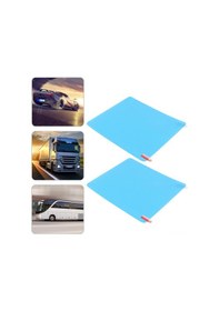 Resim Lemestar Araç Yan Gözlük Yağmur Engelleme Filmi - Nano Kaplama, Buhar Engelleme, 99% Geçirgenlik, Mavi 175x200mm, 1 Çift Set 