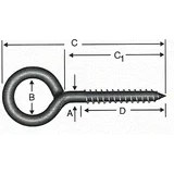 Resim Argesco Mühendislik Kaynaklı Vida 8X160 - 50 Adet 
