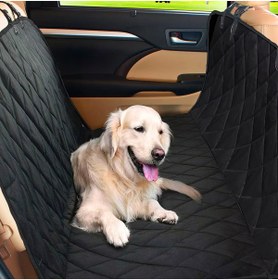 Resim eryatex Araç Oto Arka Koltuk İçin Kedi Köpek Evcil Hayvan Örtüsü Sıvı Su Geçirmez Koltuk Koruyucu Kılıf Örtü 