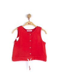 Resim Xo Kids P-003461 Nk 32503 Kız Lets Go 2lı Bluz 4-8 Yaş Kırmızı 