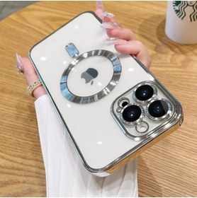 Resim TrendShopping Iphone 14 Pro Kılıf Magsafe Kamera Lensli Korumalı Şeffaf Silikon Kapak 