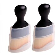 Resim Yaozixa Araç İç Döşeme Temizlik Fırçası, Soft Fiber Tüy, Gizli Köşeler, Klima Venti/panel/arka Jöle, 2 Adet, Korumalı Kapağı İle 