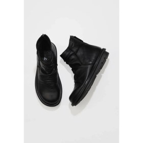 Resim Bueno Shoes Siyah Deri Kadın Düz Bot 01WV7503 01WV7503 