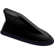 Resim Siyah Shark Tavan Anteni Köpek Balığı Kuyruğu Dahili Sinyal Yükselticili 