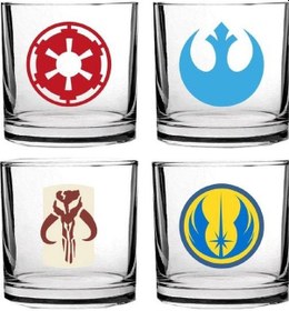 Resim Star Wars Classic Logos Shot Glasses Set Mini Bardak Seti 