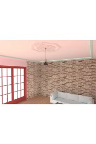 Resim Motifpiyer Lamba Tavan Göbeği 03-Yuvarlak-Dış Çıtalı-8g 