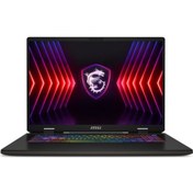 Resim NB SWORD 17 HX B14VGKG-054XTR I7-14700HX 32GB DDR5 RTX4070 GDDR6 8GB 1TB SSD 17.0 FHD+ 165Hz DOS MSI