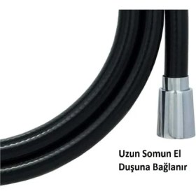 Resim Storemax Pvc Duş Hortumu, Siyah 