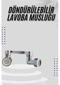 Resim Mey İthalat Dönebilen Musluk Başlığı Akrobat Mutfak Banyo Musluk Ucu Başlığı Oynar Başlıklı 