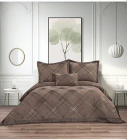 Resim Anna Karina Home Consept Hilda 4 Prç Yatak Örtüsü Seti Kahve 