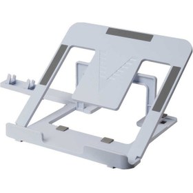 Resim Laptop Macbook Stand Telefon Standlı Ayarlanabilir Kademeli Stand Beyaz 