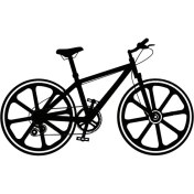 Resim BYR002 Bisiklet (Tip 5) 80X48 cm [efsngrck] 