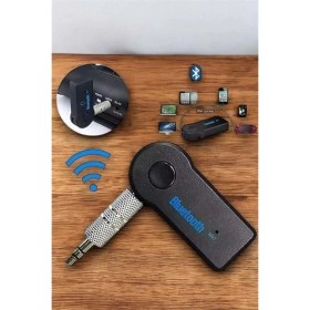 Resim MiraLive Tüm Araçlara Uyumlu Aux Car Bluetooth Kablosuz Araç Bağlantı Kiti 