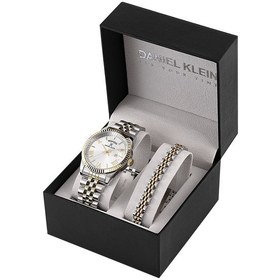 Resim Daniel Klein Dke.1.10887.4 Bileklik Set Erkek Kol Saati Beyaz 