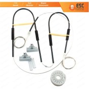 Resim Ford Mondeo MK3 2000-2007 İçin Ön Sağ veya Sol Kapı Cam Kriko Set 