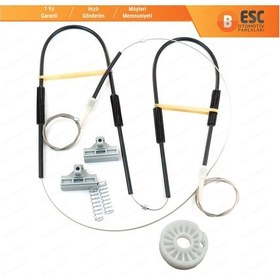 Resim Ford Mondeo MK3 2000-2007 İçin Ön Sağ veya Sol Kapı Cam Kriko Set 