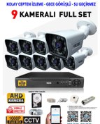 Resim Ids - 9 Kameralı 1080P Fullhd 5Mp Sony Lensli Kamera Seti - 2021 
