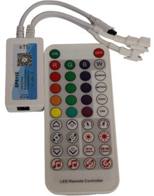Resim Hazar Led SP611E Adreslenebilir ARGB Pixel Led Kontrolcü Bluetooth Müzik Denetleyicisi WS2811-WS2812 