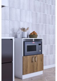 Resim Roma Çok Amaçlı Mutfak Erzak Mikrodalga Fırın Kiler Dolabı 