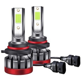 Resim Aubyhe Ev19 Yeşil Led Far Ampulü, 3000 Lümen, 9006 Bağlantı, Uzun Ömürlü Ve Yüksek Performans 