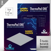 Resim Pullsar Thermopad One - 100x50 mm | 2,00 mm Kalınlık | 8 W/m-K İletkenlik ile Oyununuzu Soğutmanın Yeni Yolu! 
