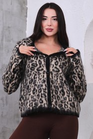 Resim ZEYWEAR Leopar Desen Hırka 