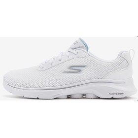 Resim Skechers Go Walk 7 - Clear Path Kadın Beyaz Yürüyüş Ayakkabısı 125207 Wht Beyaz 