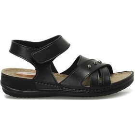 Resim Polaris 166987.z5fx Siyah Kadın Düz Sandalet 000000000101986665 Siyah 