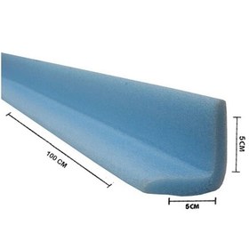 Resim L5x5 Mavi 100 Cm 20 Adet Polietilen Köşe Kenar Koruyucu Sünger Profil 
