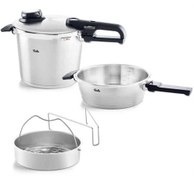Resim Fissler Vitavit Premium Düdüklü Tencere 6+2,5 Lt Gümüş 