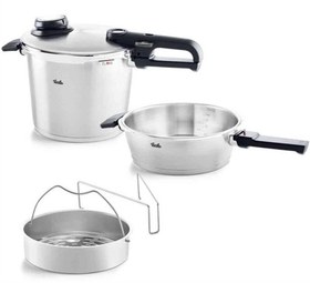 Resim Fissler Vitavit Premium Düdüklü Tencere 6+2,5 Lt Gümüş 