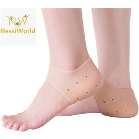 Resim Nessiworld Silikon Topuk Çorabı Ten Rengi 