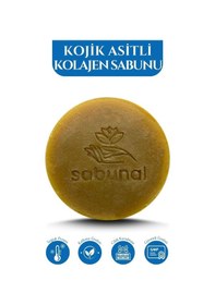 Resim Sabunal Kolajen Sabunu 3 Adet - Hyaluronik Asit ve Kojik Asit İçerikli Aydınlatıcı Sabun 